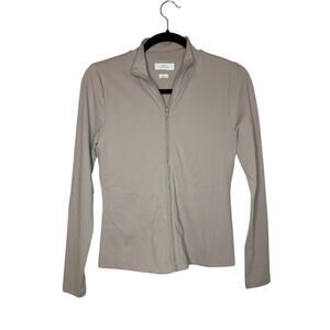 Women’s Babaton Contour Riser Zip Up‎ Jacket in Barely Blush Size Medium
